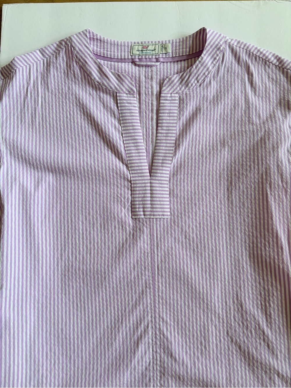 Vineyard Vines seersucker cover up.